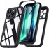 HENSINPLE Futrola za Apple iPhone 13 Pro 6.1" + 360° zaštitna folija crna kućište
